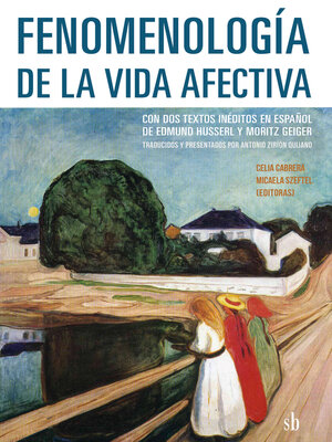 cover image of Fenomenología de la vida afectiva